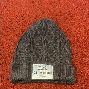 Dillon Beach Brown Cable Knit Beanie, NWOT